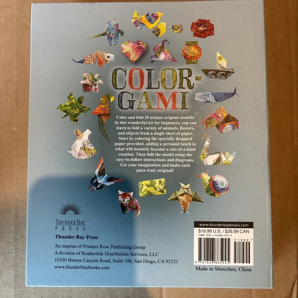 Color-Gami: Color and Fold You -‎ Paperback - New